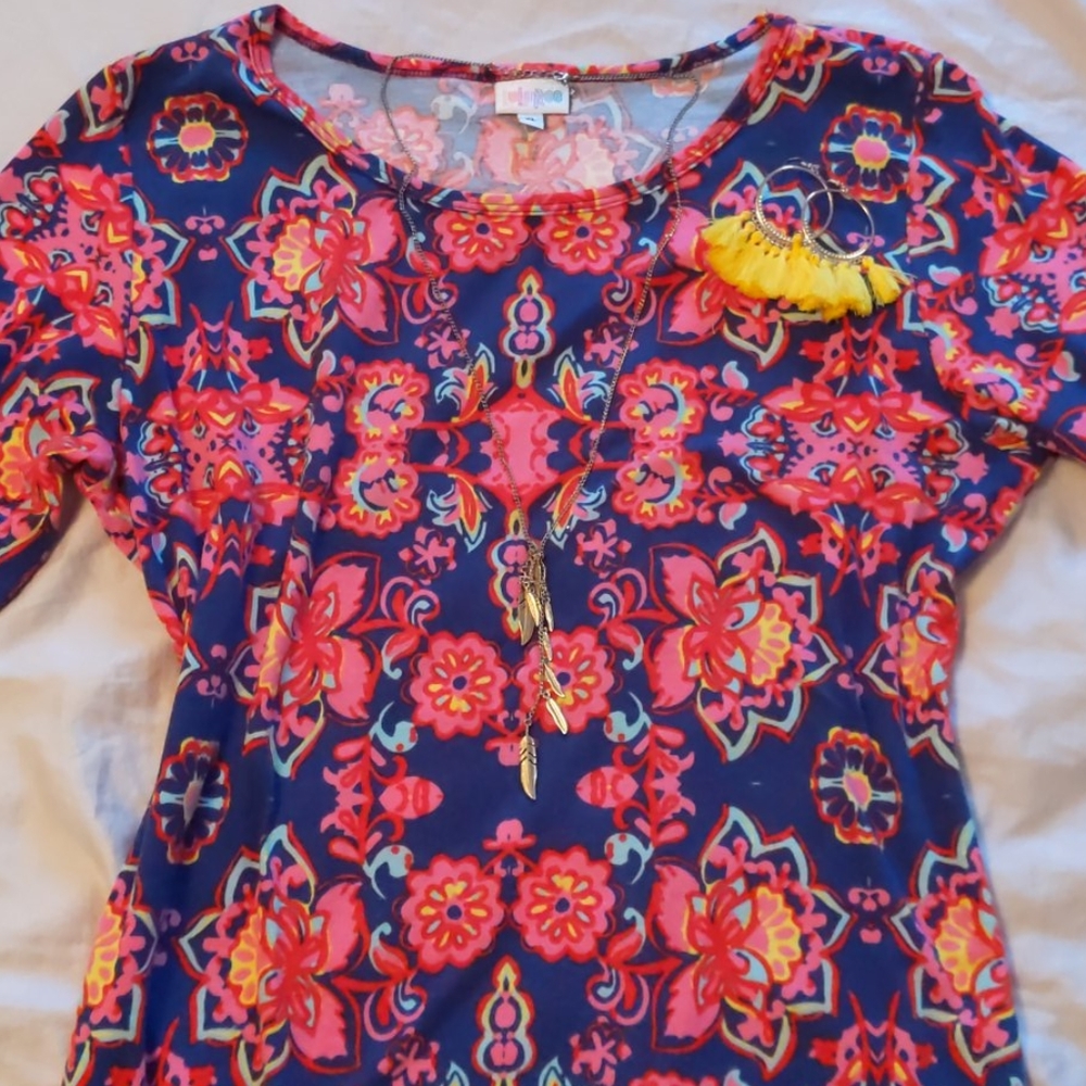 Lularoe Julia Dress in Vibrant Colors